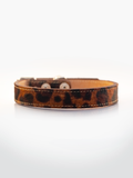 COLLAR DE CUERO ANIMAL PRINT LEOPARD 1