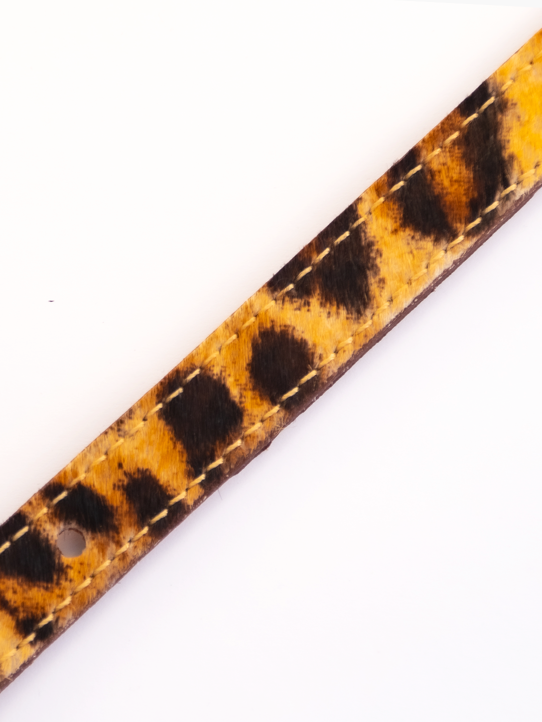 COLLAR DE CUERO ANIMAL PRINT LEOPARD 2