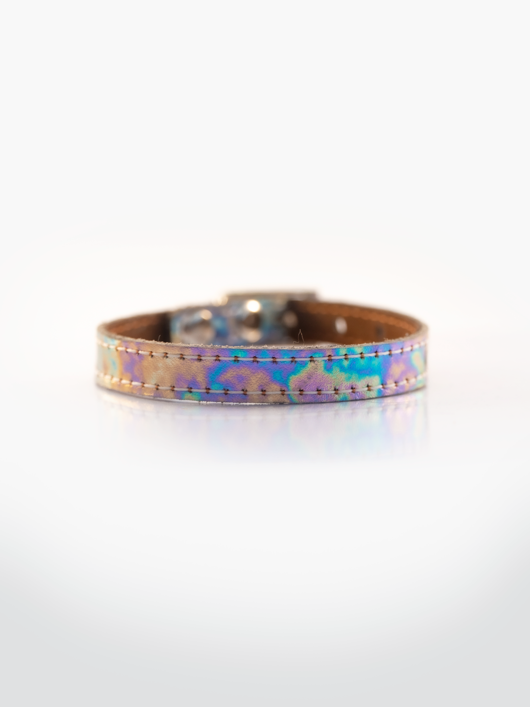 COLLAR DE CUERO TORNASOL MINI
