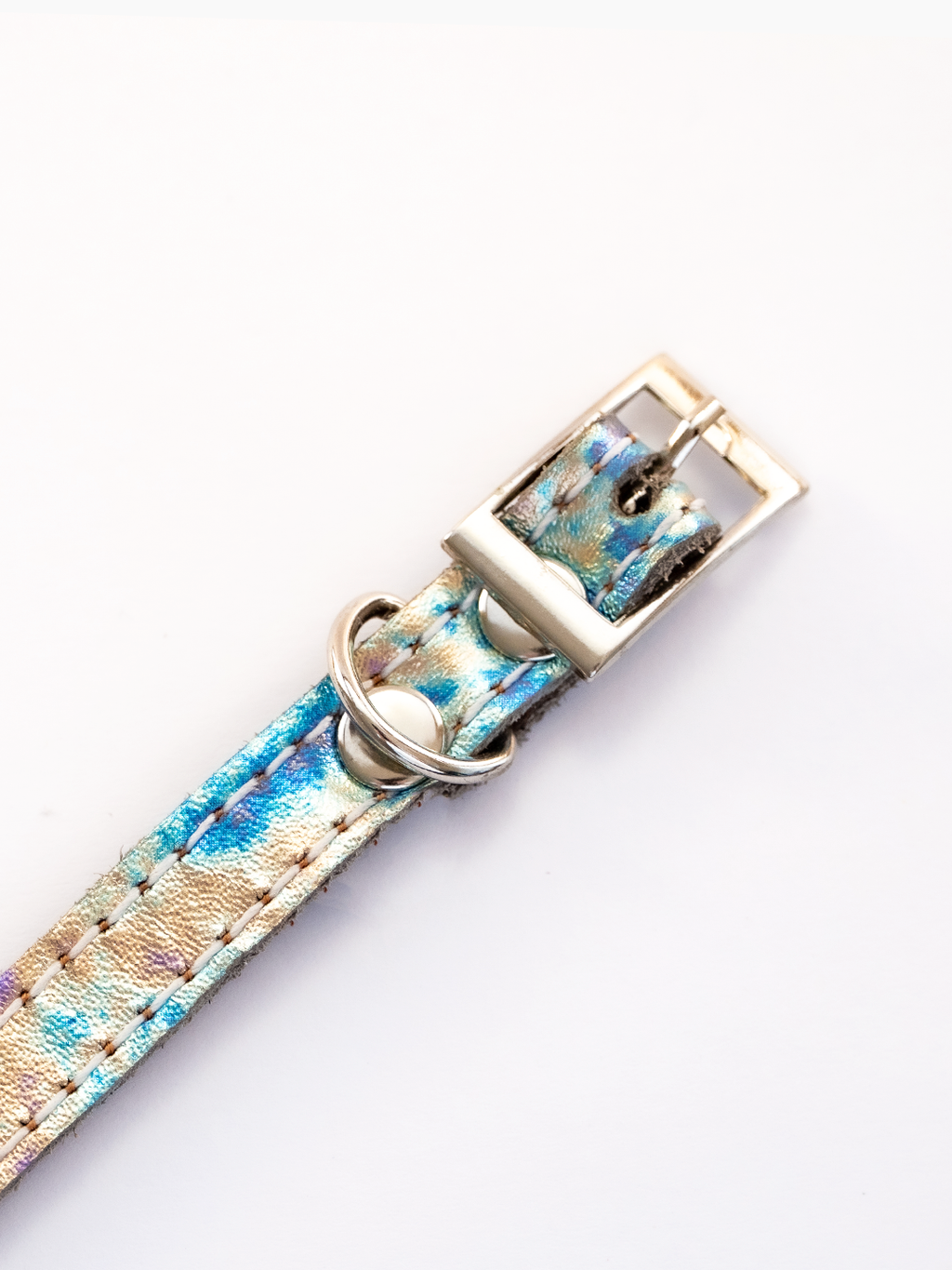 COLLAR DE CUERO TORNASOL MINI