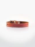 COLLAR DE CUERO MINI BRILLO