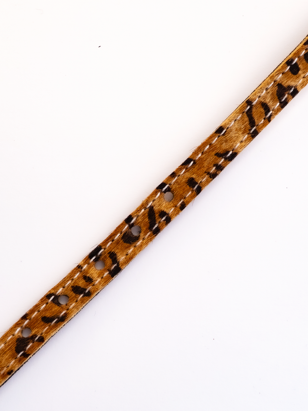 COLLAR DE CUERO ANIMAL PRINT MINI LEOPARD 1