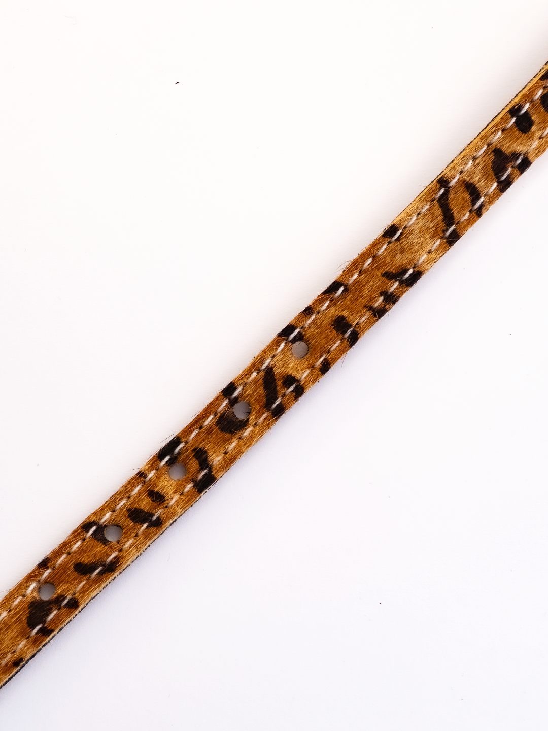COLLAR DE CUERO ANIMAL PRINT MINI LEOPARD 1