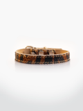 COLLAR DE CUERO ANIMAL PRINT MINI TIGER